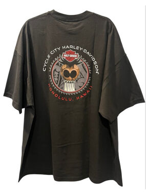 Harley Davidson NWT Cycle City Hawaii Black Short Sleeve T-Shirt Size 3XL Men's